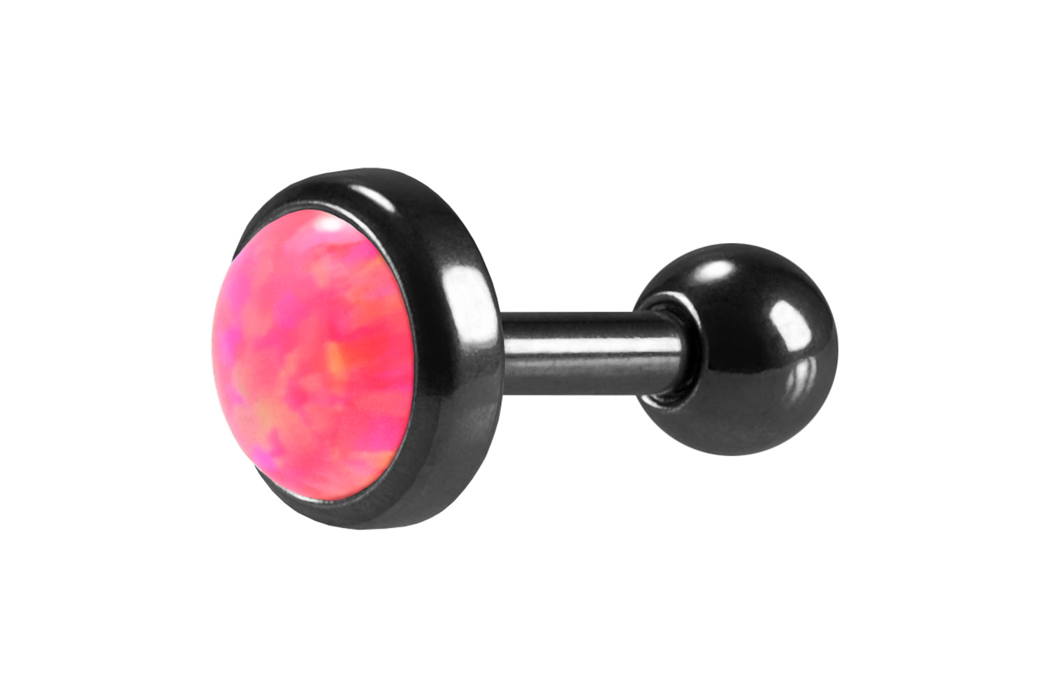 Chirurgenstahl Ohrpiercing SYNTHETISCHER OPAL ++SALE++